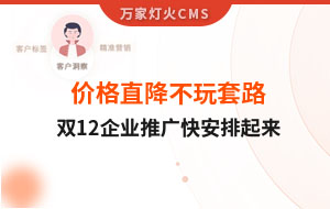 雙12年終大促，價(jià)格直降不玩套路！抗疫三年終結(jié)束，企業(yè)推廣快安排起來~